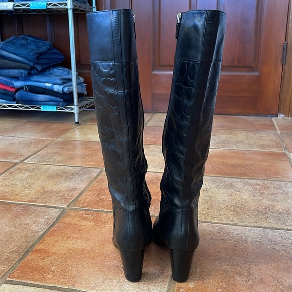Coach tall boots size 7.5 - Picture 3 of 7